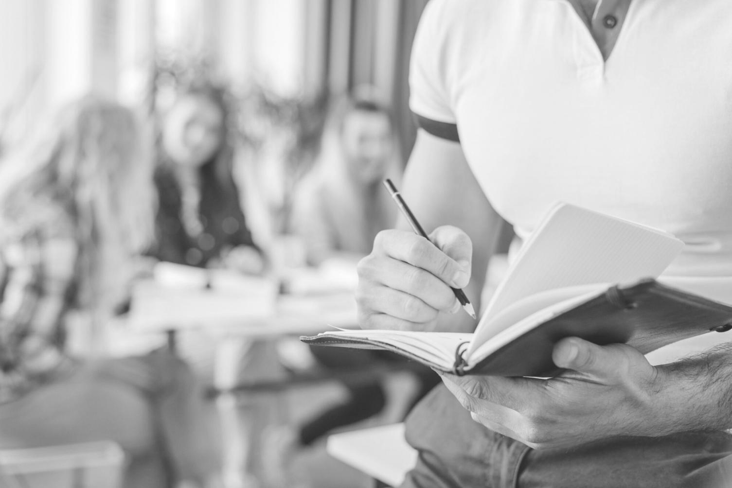 Close-up of financial ratios and trend analysis on digital tablet